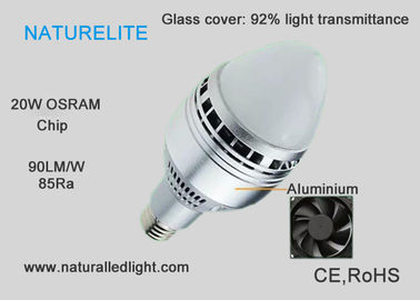 20W LED bulb with air fan inside Osram led chip 90lm/w CRI>85Ra for home and commercial use