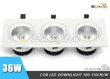 High Efficiency 3 COB Recessed Kitchen Ceiling Downlights 7W 100lm/w