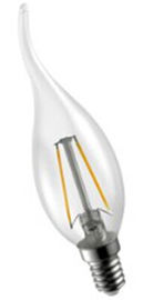 Eco friendly CRI 80 2 Watt E14 Led Candle Bulb Energy Saving 350lm - 380lm