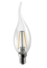 Super Brightness E14 COB LED Candle Light Bulbs 2W AC 220V , CE Approvals