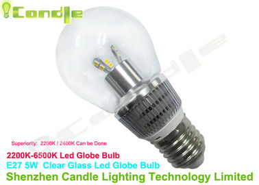 360 Degree Ac110v High Lumen Led Bulb , High Brightness 5w Led Globe Light Bulbs E27