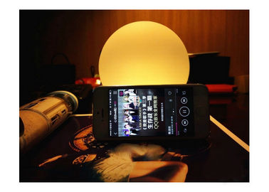 Indoor Mobile Wireless Bluetooth Mini Speaker , Led Light Bulb Bluetooth Speaker