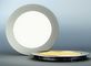 Round 6W 540lm 180 x 15 mm Dia Aluminum Round LED Flat Panel Lights in Warm White CE RoHS