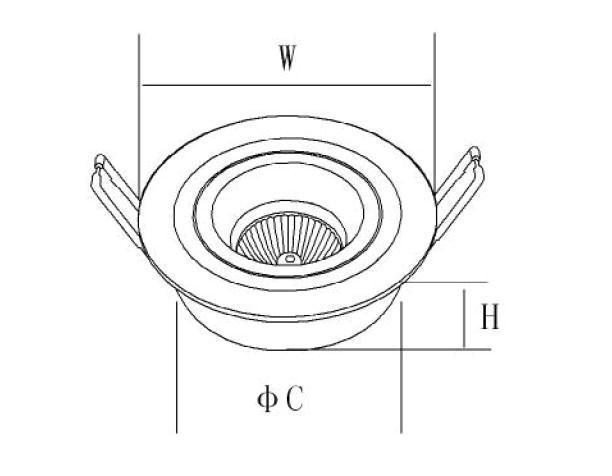 Commercial Lighting GU10 Halogen Spot Light