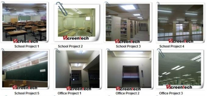 T8 Led Tube 45 ° 90°Rotatable High CRI 4ft For School Project