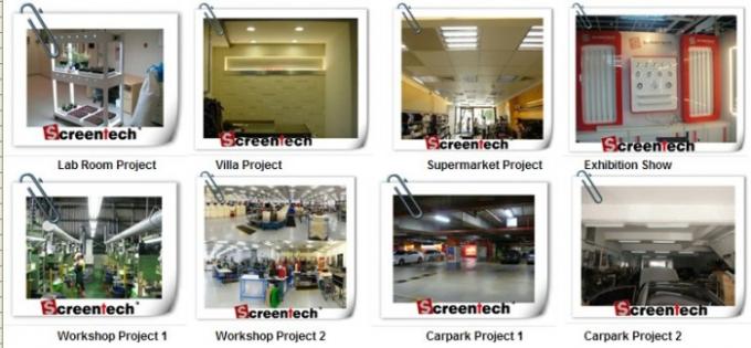 T8 Led Tube 45 ° 90°Rotatable High CRI 4ft For School Project