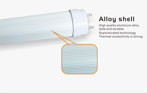 IP54 AL + PC 4 Foot LED Tube 18W SMD2835 for Corridor , transparant / frosted cover