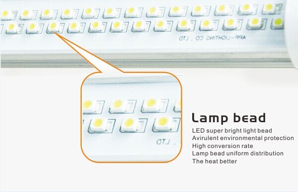 IP54 AL + PC 4 Foot LED Tube 18W SMD2835 for Corridor , transparant / frosted cover