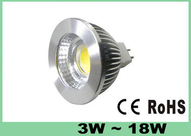 Aluminum MR16 COB LED Spotlight 3 Watt Ra 80 for Hotel Home Sitting Room Lighting