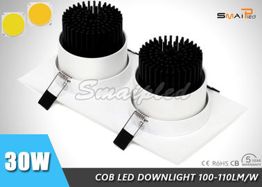 Square AC85 - 265V Shower Rated IP44 LED Downlights For Bathroom