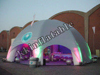 Outdoor Advertising Inflatable Tent / Inflatable Dome Tent With Led Light