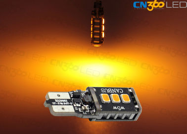 350Lumens Amber  SMD T10 Led Bulb Lamp Canbus Error Free 12Volt - 24V