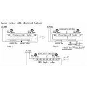 High Brightness T8 Led Tube / High Power Led T8 2 Foot Tubes