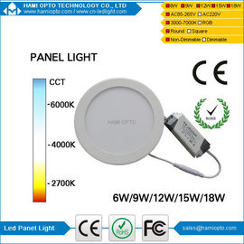 9Watt Aluminum Round Ceiling LED Flat Panel Lights For home High Brightness AC85-265V