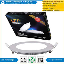 9Watt Aluminum Round Ceiling LED Flat Panel Lights For home High Brightness AC85-265V