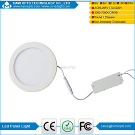 9Watt Aluminum Round Ceiling LED Flat Panel Lights For home High Brightness AC85-265V