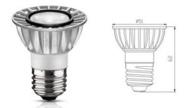 5 W Warm White 3000k GU5.3 GU10 Led Spotlight , 320 Lumen 240V