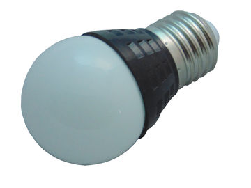 Black PBT E27 Led Globe Bulb 3W 280 Lumens For Interior , Energy Saving