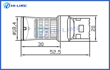 SMD3014 7443 T20 LED Bulb Auto Daytime Running Light for Universal Cars