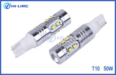 High Power LED Car White Side Wedge Light Bulbs 50 Watt T10 LED Bulbs W5W 161 194 R3 CREE