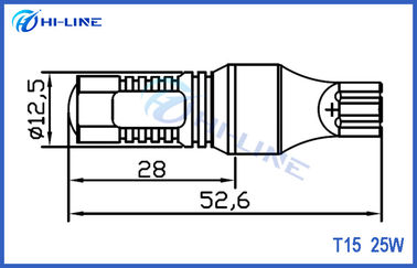 12v 24V 25W LED Bulbs White T15 W16W 194 CREE LED Backup Light Bulbs Lamp 450LM Car Signal Light