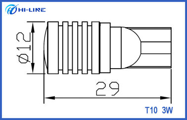 3W CREE T10 LED Bulbs W5W 161 194 R3 CREE LED Car White Side Wedge Light Bulbs All colors 12v 24v