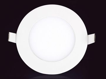 Round 6W 540lm 180 x 15 mm Dia Aluminum Round LED Flat Panel Lights in Warm White CE RoHS