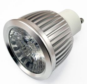 Pure 6 Watt GU10 Led Lights CE / ROHS 500 - 600 lm Ra80