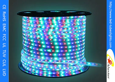 220V 110V Flexible LED Strip Light 3528 SMD , Color Changing Led Rope Light