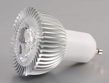 3000K / 6000K LED GU10 Spotlight Beam Angle 30° Silver 3 W